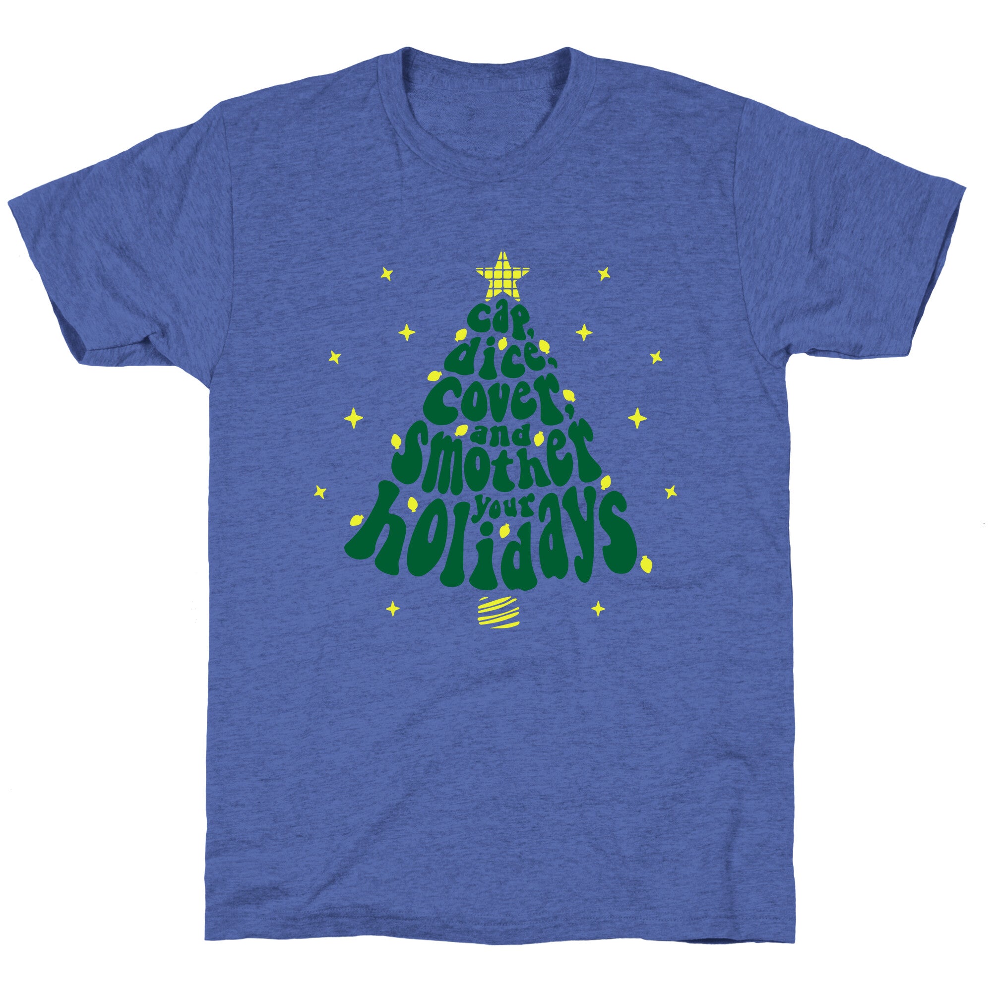 Waffle House Christmas Unisex Triblend Tee